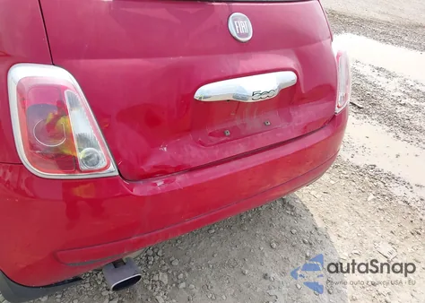 2012 Fiat 500 Pop из США, поврежденный, VIN 3C3CFFAR3CT141300